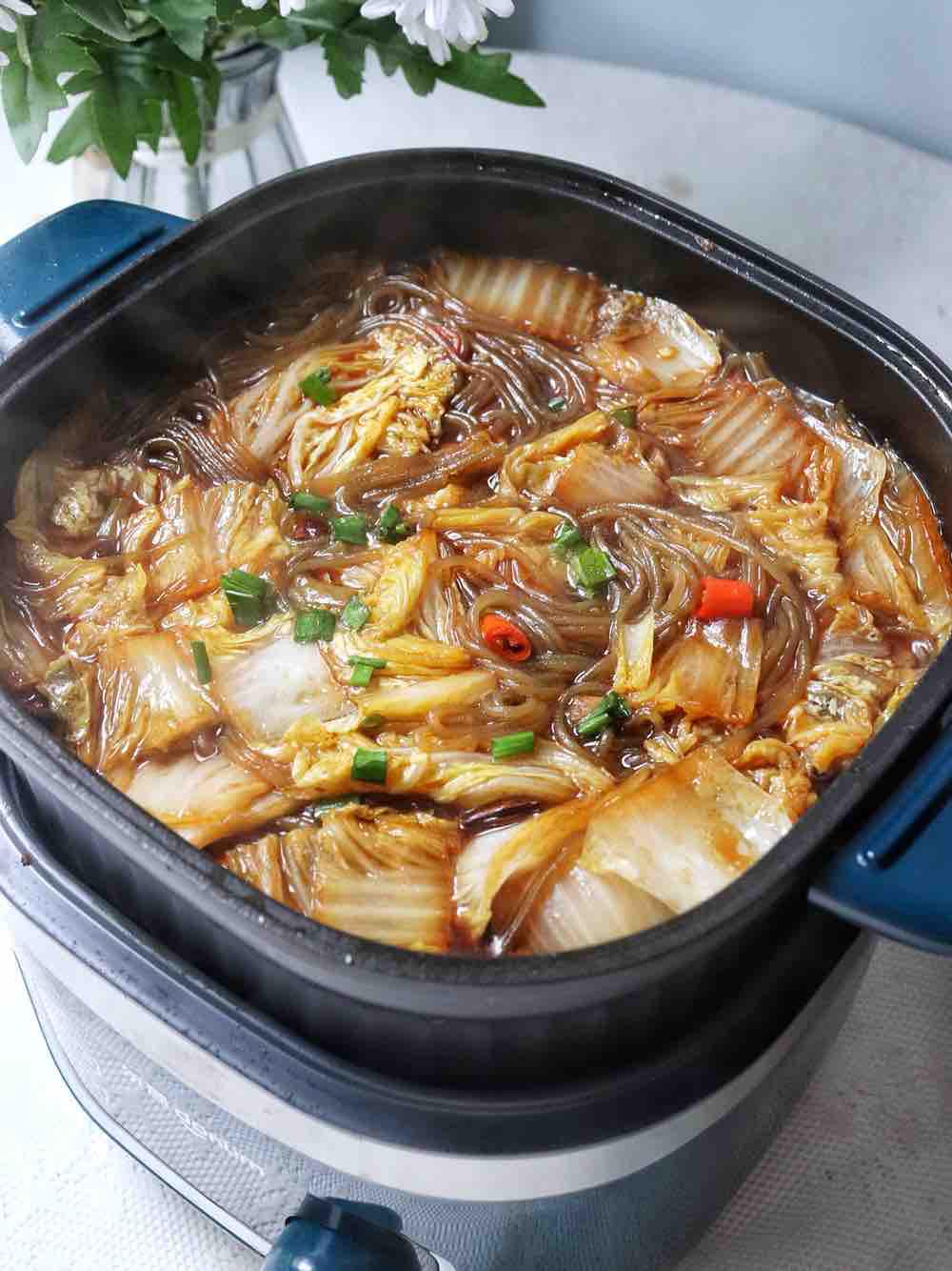 白菜豬肉燉粉條的做法-家常味煮菜譜