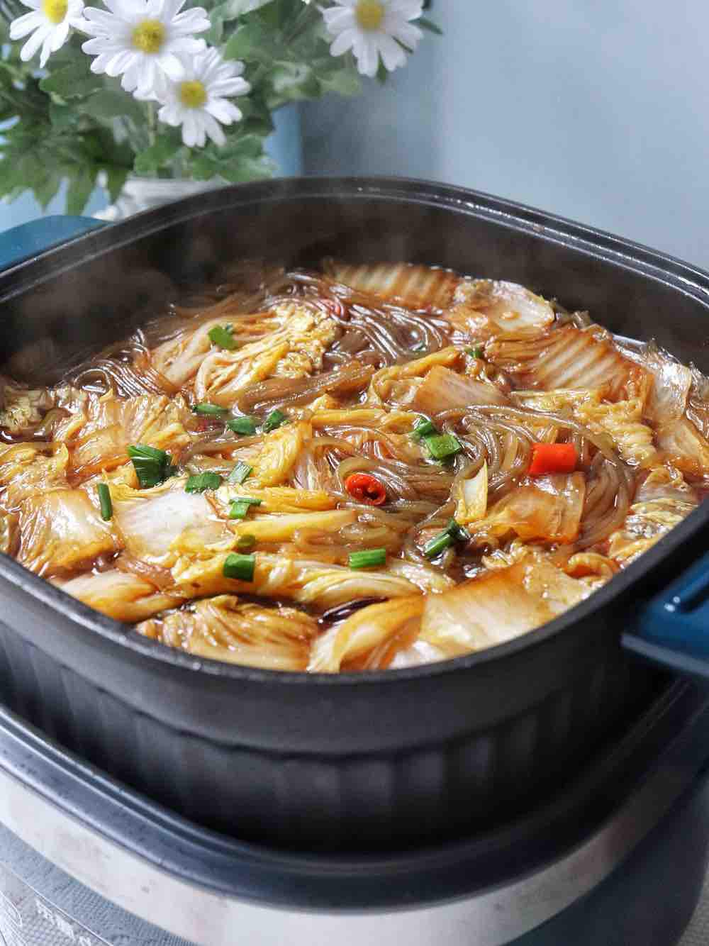 白菜豬肉燉粉條的做法-家常味煮菜譜