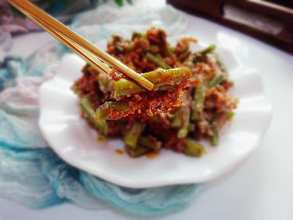 黑麥蒸豇豆的做法-蔥香味蒸菜譜