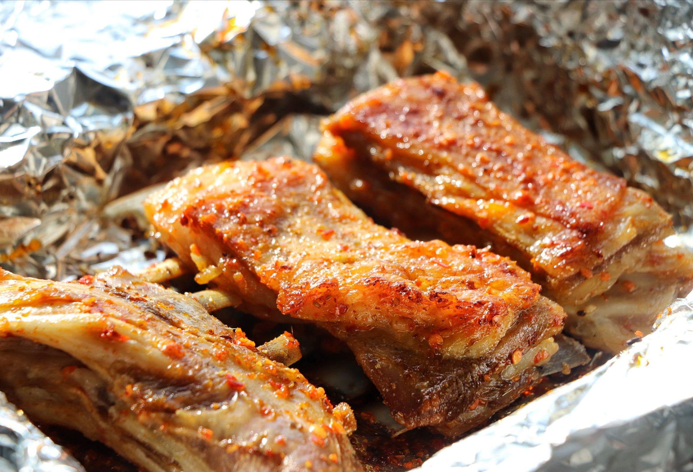 孜然烤羊排的做法-香辣味烤菜譜