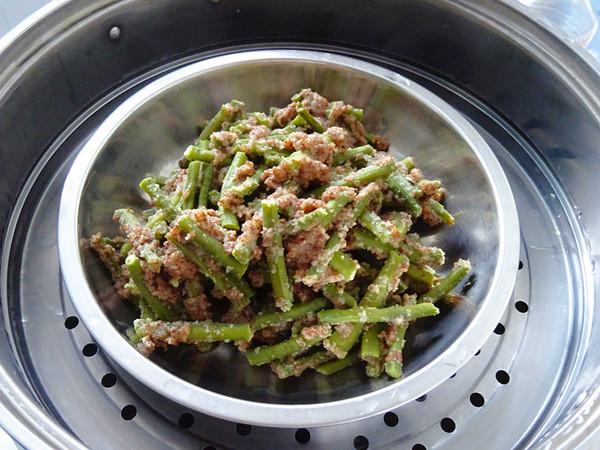 黑麥蒸豇豆的做法-蔥香味蒸菜譜