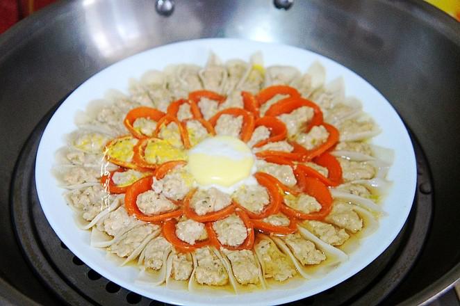 新年必備的吉祥蒸菜~花開富貴的做法-咸鮮味蒸菜譜