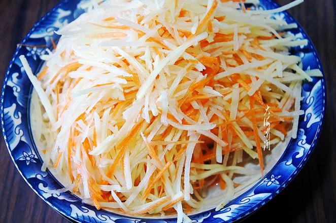 立春必吃的菜~素炒土豆絲的做法-家常味炒菜譜