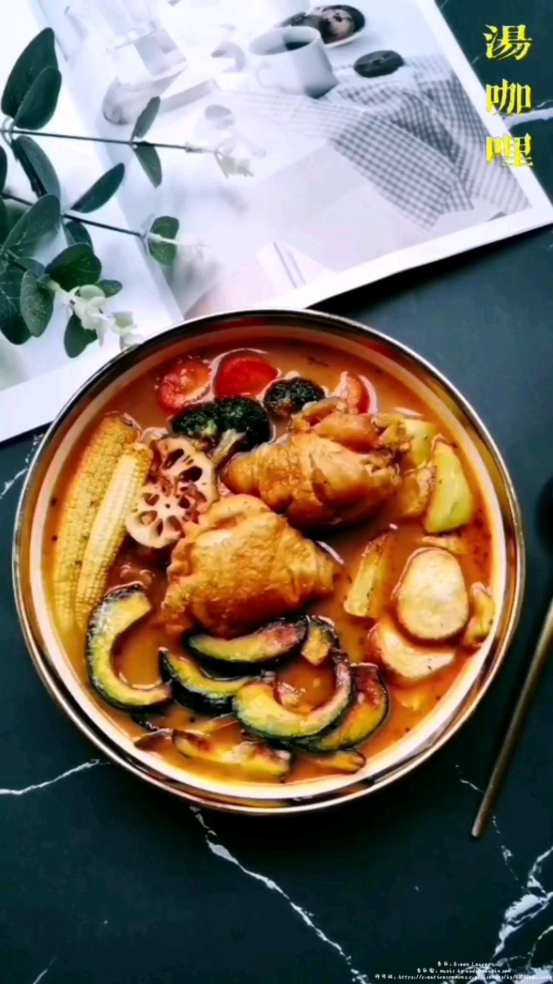 舌尖上的北海道，湯鮮味濃，能下三碗飯！的做法-咖喱味煮菜譜