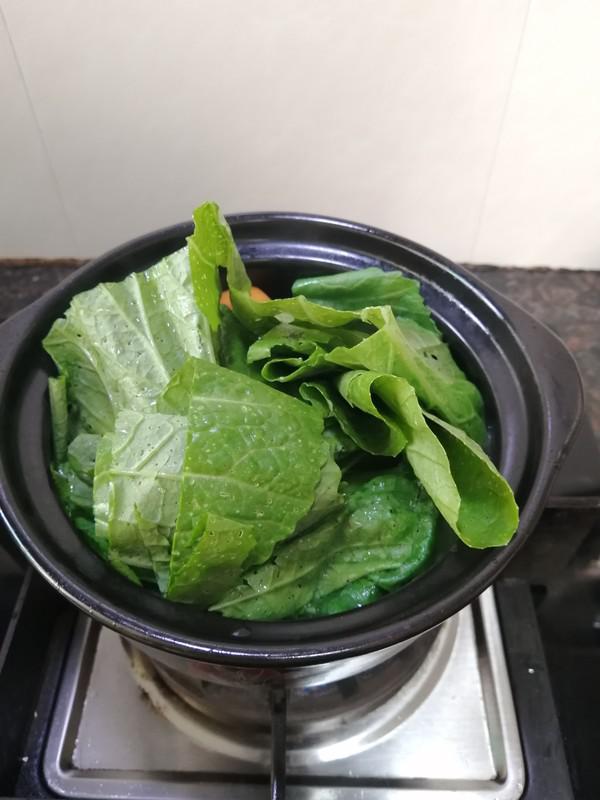 家鄉的味道~~午餐肉番薯芥菜煲的做法-家常味煮菜譜