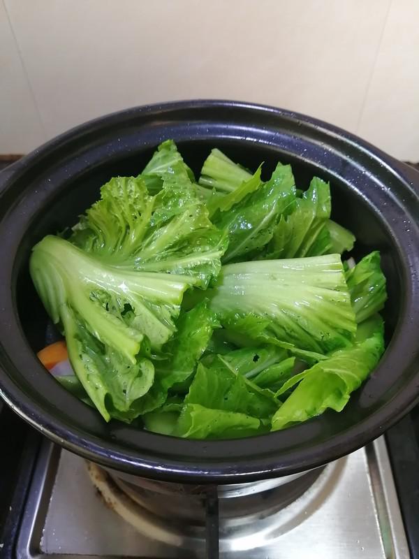 家鄉的味道~~午餐肉番薯芥菜煲的做法-家常味煮菜譜