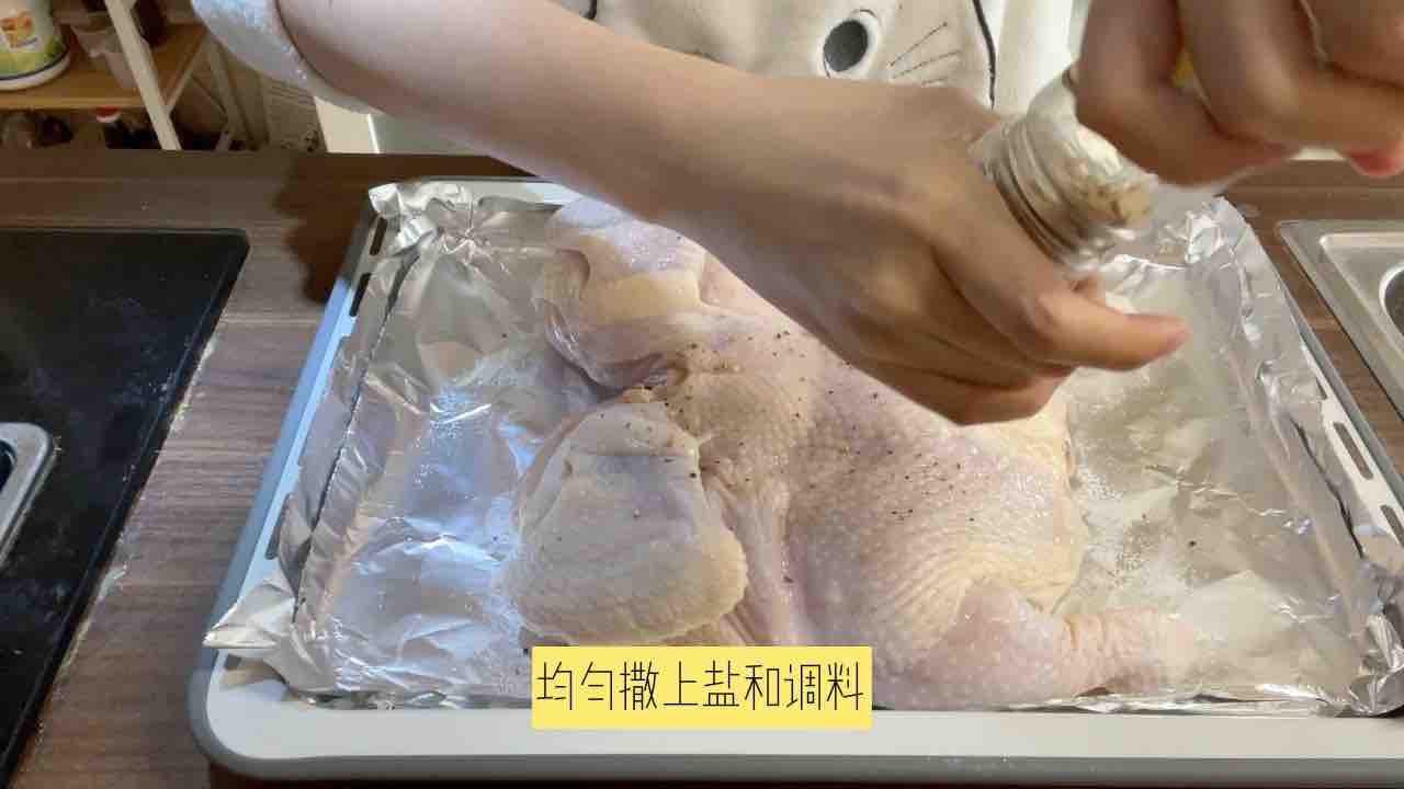 用最嫩的童子雞 烤最想的脆皮烤雞的做法-咸鮮味烤菜譜