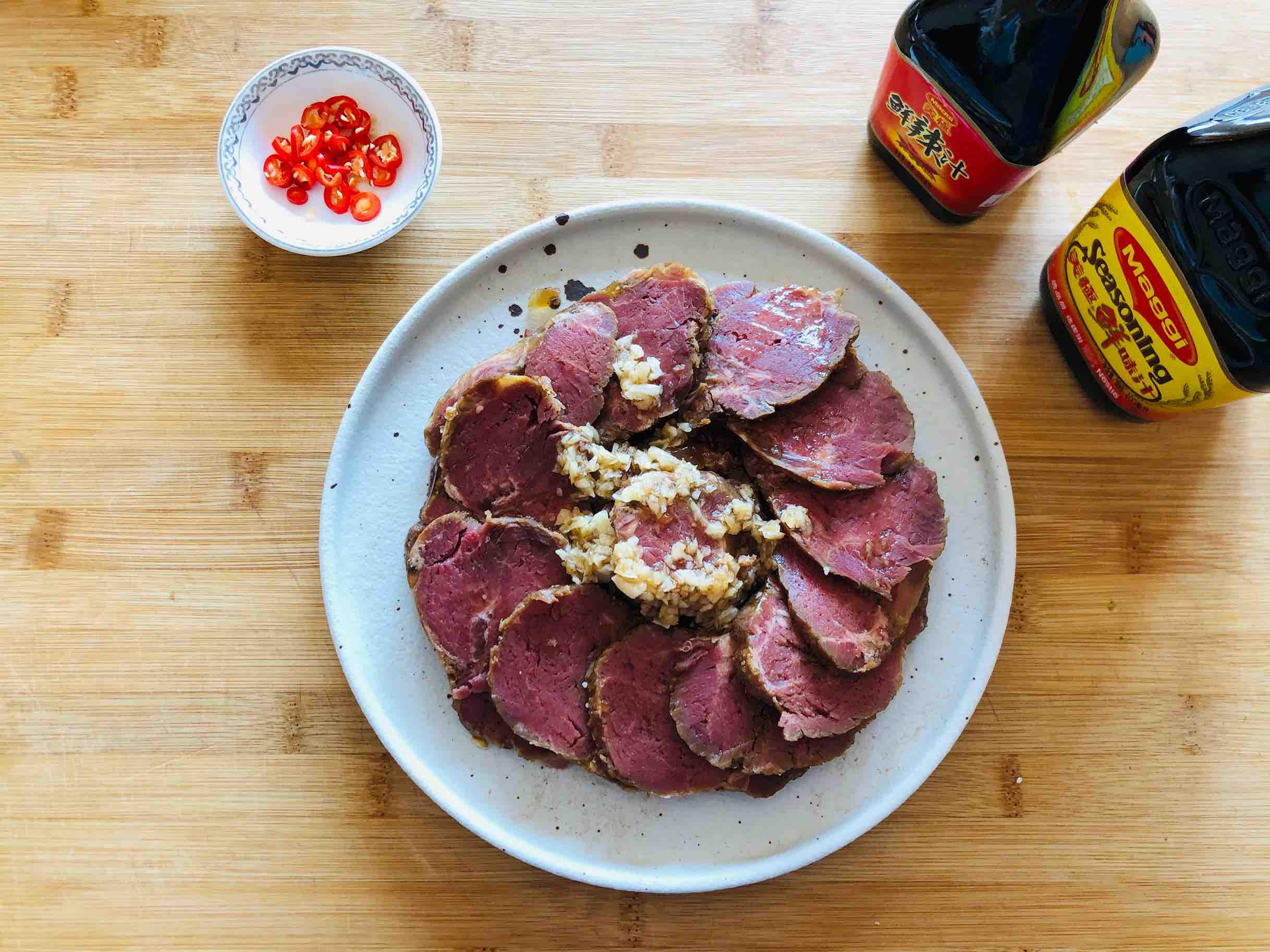 美極鮮辣牛肉的做法-咸鮮味拌菜譜