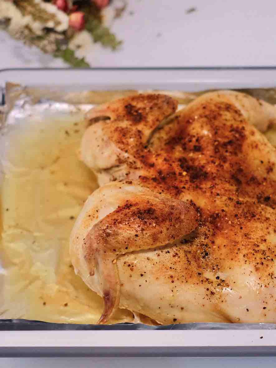 用最嫩的童子雞 烤最想的脆皮烤雞的做法-咸鮮味烤菜譜