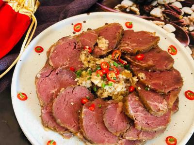 美極鮮辣牛肉的做法-咸鮮味拌菜譜