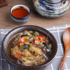 皮蛋鐳椒茄子的做法-家常味蒸菜譜