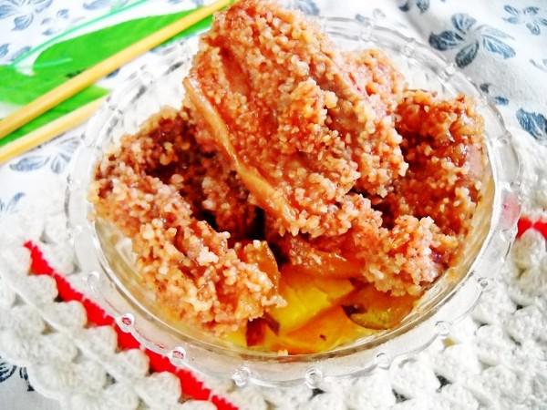 紅薯粉蒸腐乳肉的做法-醬香味蒸菜譜