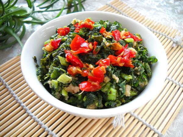 剁椒肉末雪菜的做法-家常味炒菜譜