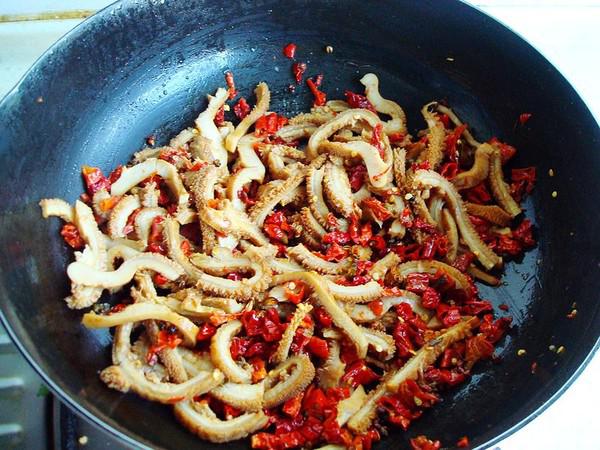 辣皮子滾牛肚的做法-香辣味炒菜譜