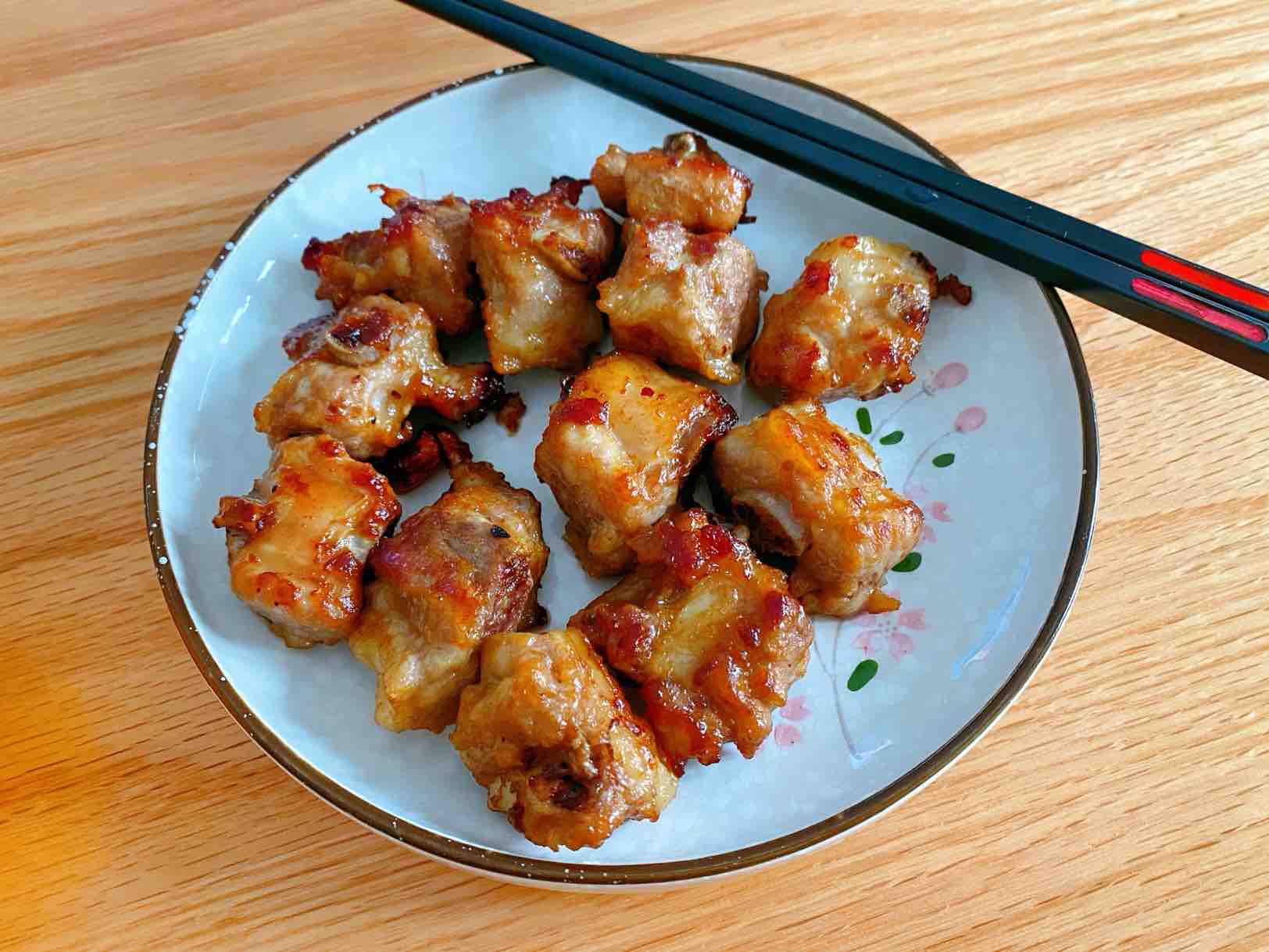 蒜香骨（少油版）的做法-咸鮮味煎菜譜