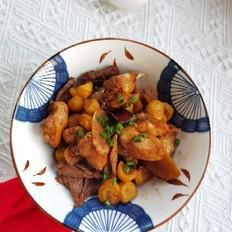 好吃入味的板栗燉雞的做法-咸鮮味燜菜譜