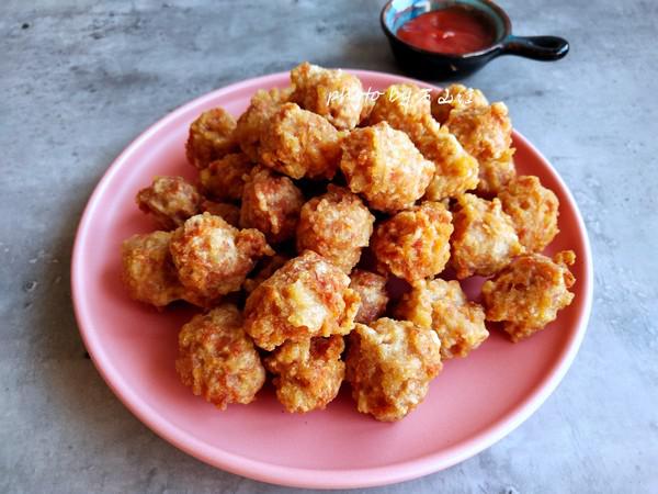 干炸丸子的做法-家常味炸菜譜