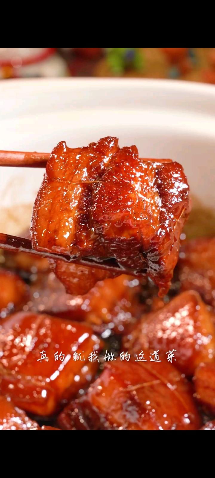 傳統名菜東坡肉，妥妥的硬菜！的做法-甜味燉菜譜