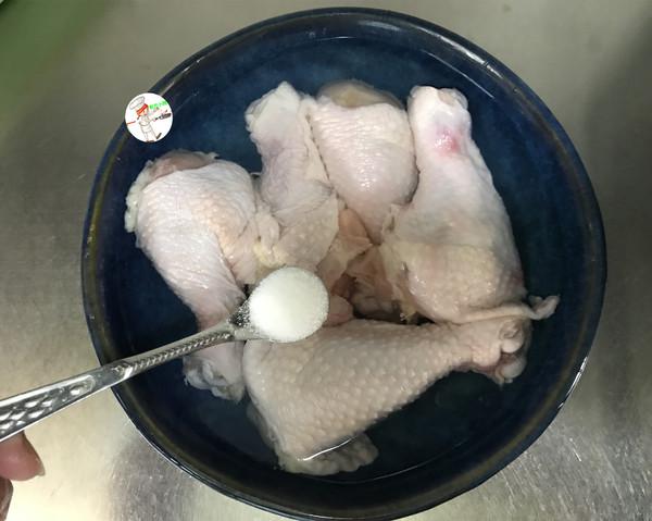 鹽焗雞腿 #電飯煲版#的做法-咸鮮味焗菜譜