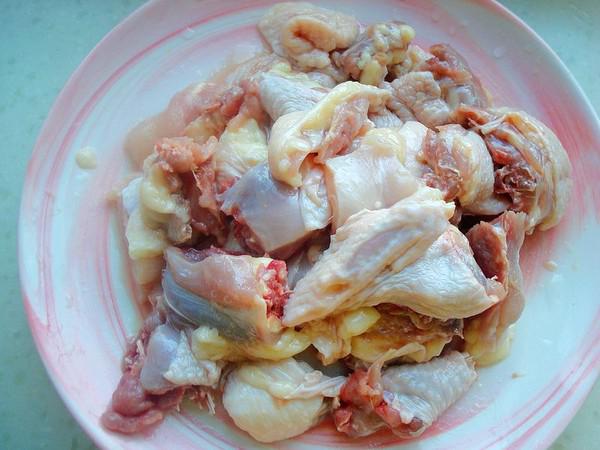 干豇豆香菇燒土雞的做法-香辣味燒菜譜