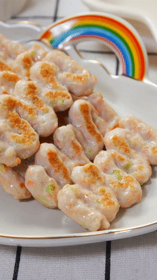 蔬菜豬肉條【寶寶輔食】的做法-咸鮮味煎菜譜