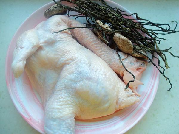 干豇豆香菇燒土雞的做法-香辣味燒菜譜