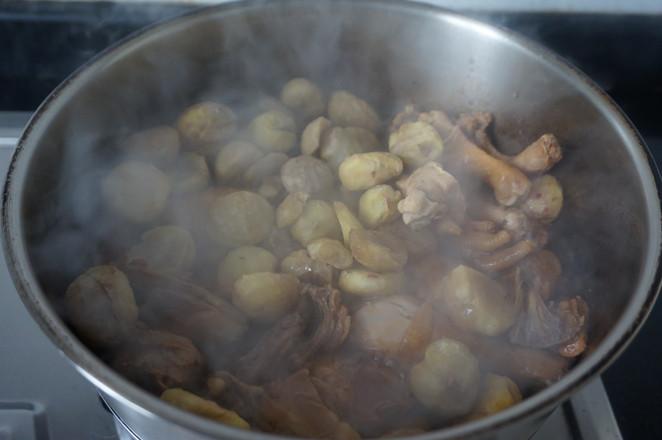 不用濃油赤醬也可以很下飯紅燒栗子雞的做法-家常味燉菜譜