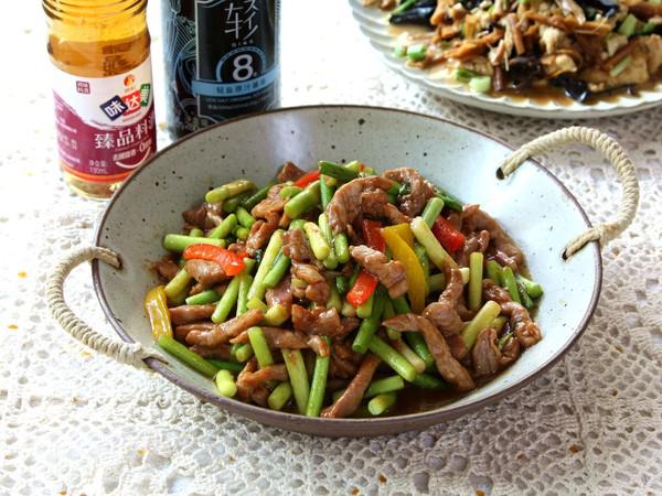 蒜苔炒肉絲的做法-咸鮮味炒菜譜