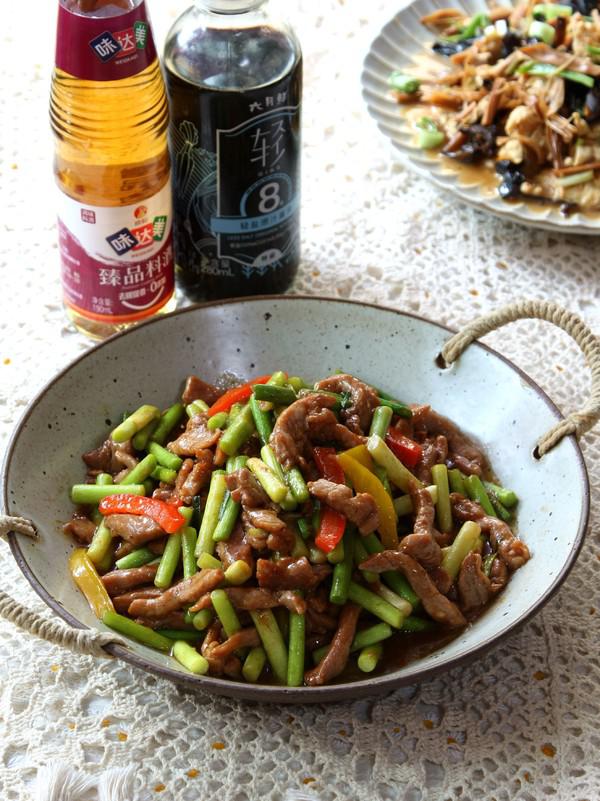 蒜苔炒肉絲的做法-咸鮮味炒菜譜