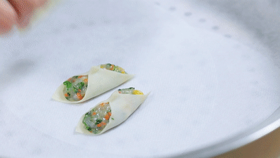鮮蝦時蔬蒸餃【寶寶輔食】的做法-咸鮮味蒸菜譜