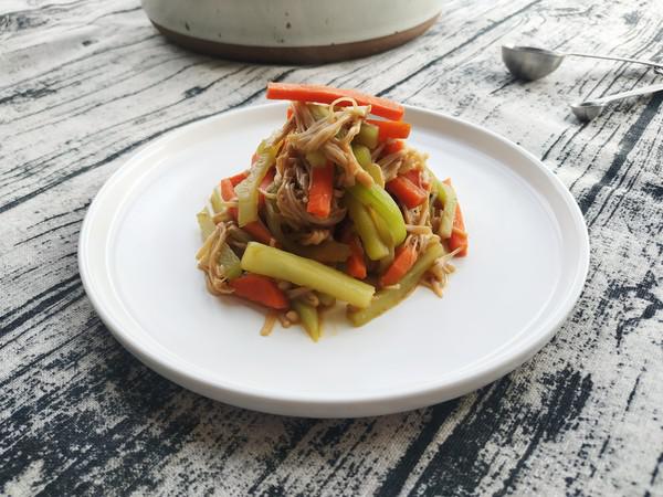 醬炒三色時蔬的做法-醬香味炒菜譜