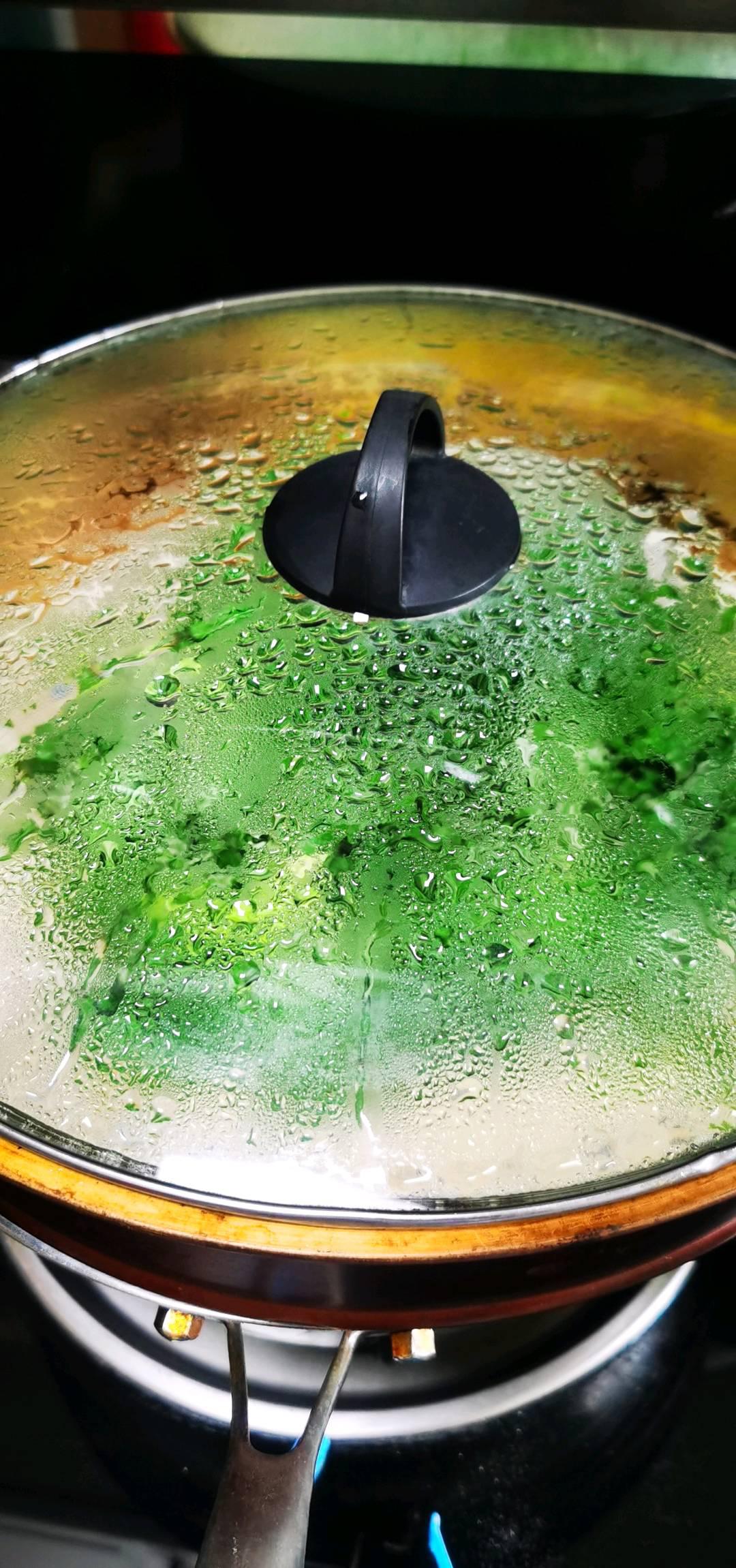 蒸芹菜葉的做法-咸鮮味蒸菜譜