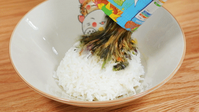 午餐肉芝士飯團(tuán)【寶寶輔食】的做法-咸鮮味煎菜譜