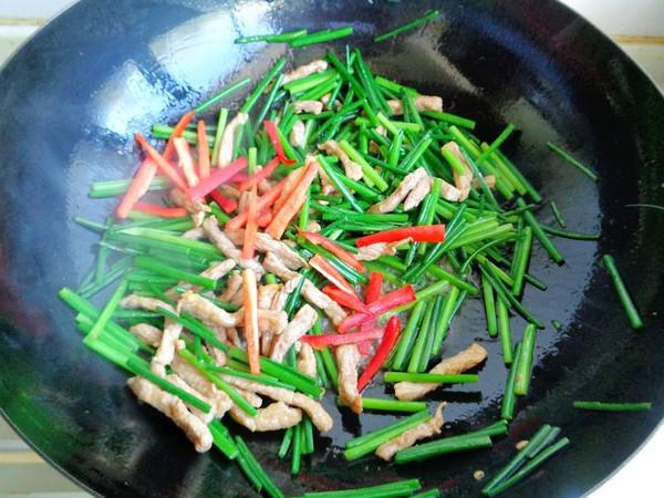 韭苔炒肉的做法-家常味炒菜譜