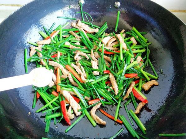 韭苔炒肉的做法-家常味炒菜譜