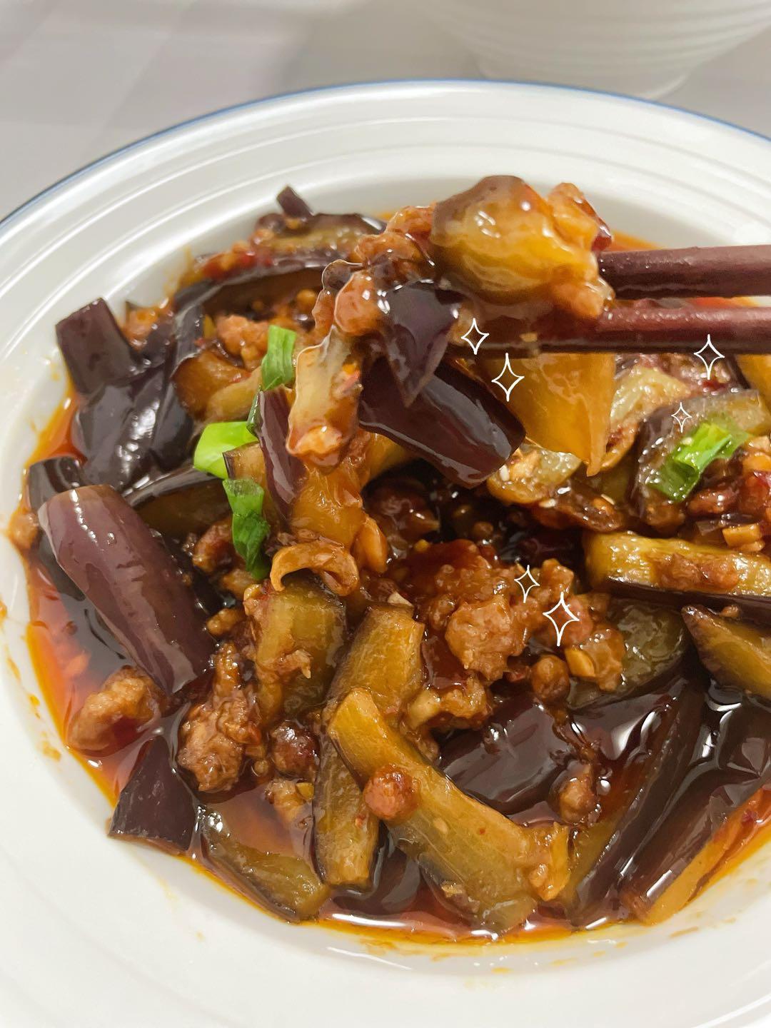 魚香茄子（不用過油）的做法-魚香味炒菜譜