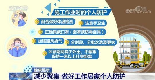 【健康提示】減少聚集 做好工作居家個人防護